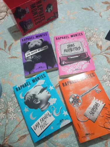 Box de livros Raphael Montes