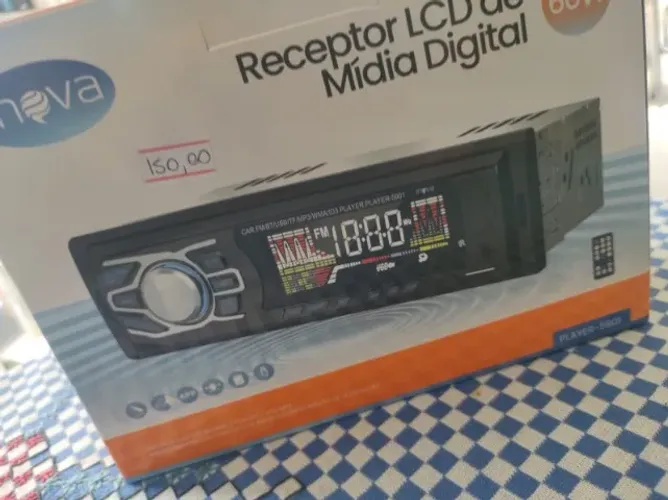 Aparelho de Som Automotivo Inova 60W Bluetooth USB SD