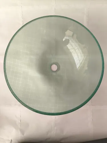 Cuba de vidro temperado 42cm de sobrepor 