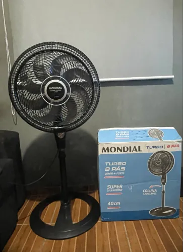 Ventilador Mondial Coluna Turbo 8 Pás