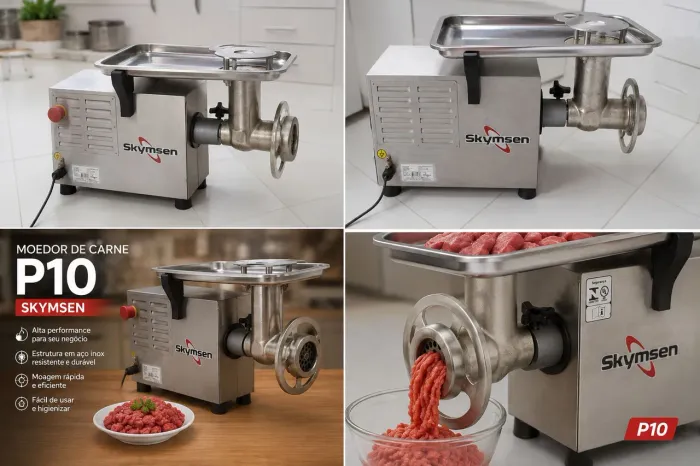Skymsen P10 - Moedor de carne profissional