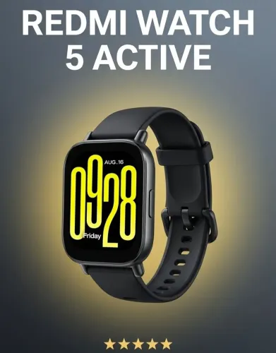 Smartwatch Redmi Watch 5 Active - Estado de Novo (Apenas 5 meses de uso!)