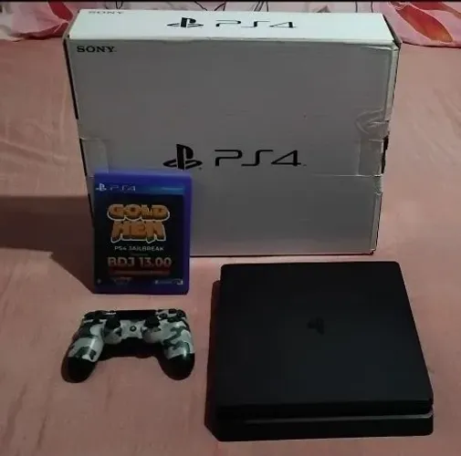 Playstation 4 1tb desbloqueado versão 13.00 com 30 jogos