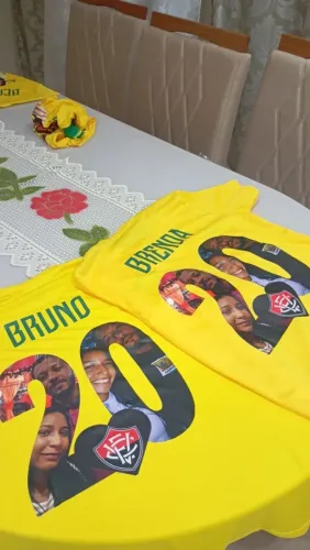 Camisa do Brasil personalizada 