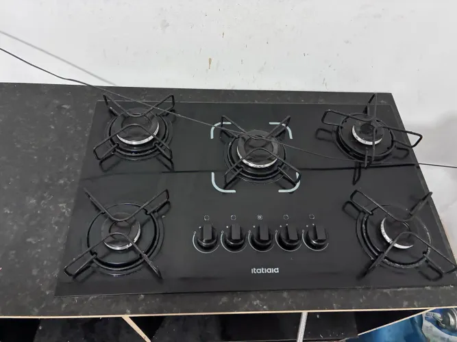VENDO - Cooktop 5 Bocas incluso gás cheio .