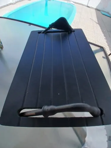 Apoio Ergonômico de Pé Multivisão (MDF Preto)