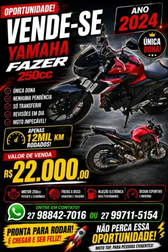 Fazer 250 muito nova