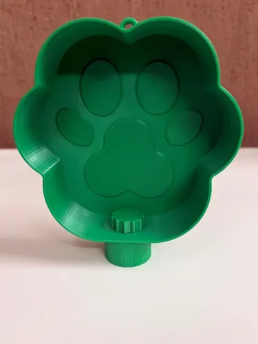 Bebedouro Portátil Verde para Cachorros Viagem Tigela Pets Cães