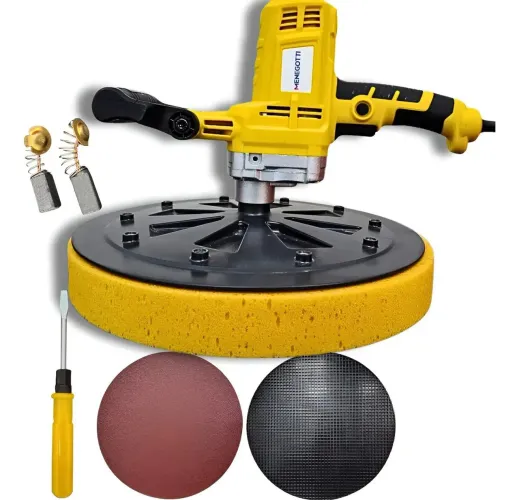 Desempenadeira elétrica Menegotti 220v 1200w 380mm para reboco