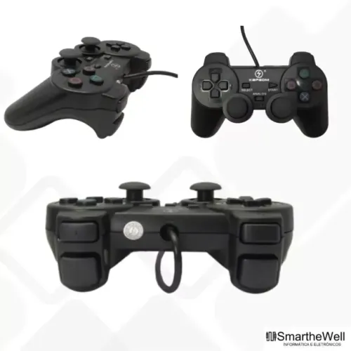 Controle Playstation 2 PS2 com Fio