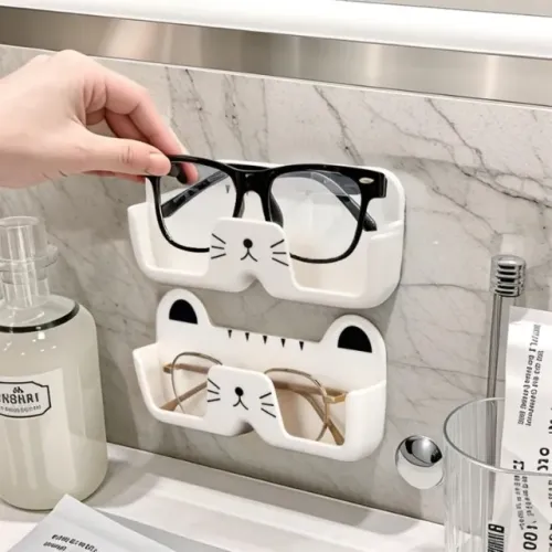 Suporte para óculos em formato de gatinho