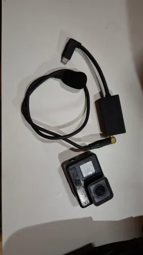 Adaptador microfone para gopro