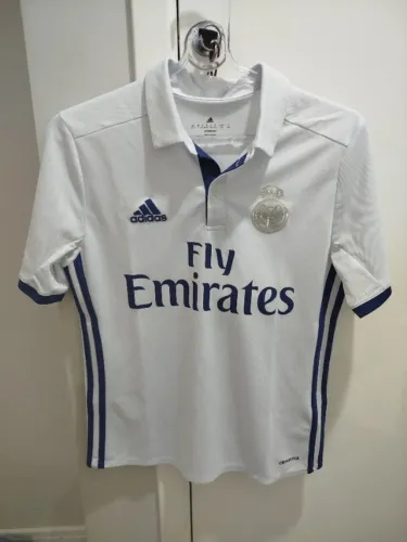 Camisa Original Real Madrid 16/17 | Adidas Usada Poucas Vezes - Infantil Tam G
