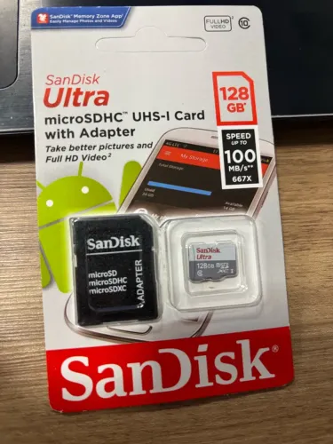 Cartão de Memória Sandisk Ultra Micro Sd 128Gb 