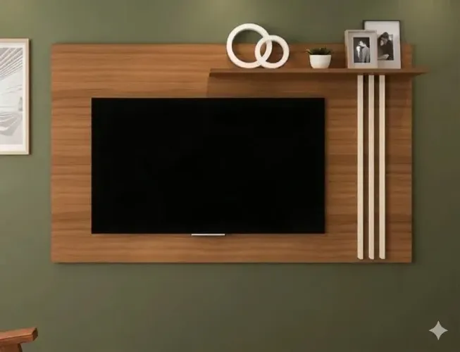 Painel Cross Cedro Off White Novo Frete Grátis