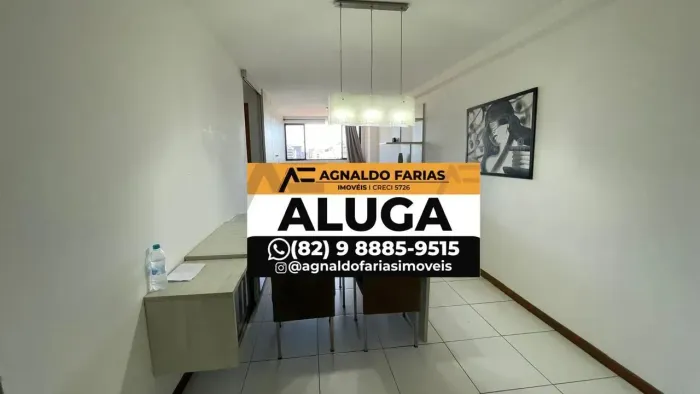 Alugo apartamento 2/4 100% mobiliado melhor localização da Jatiúca - Maceió - AL
