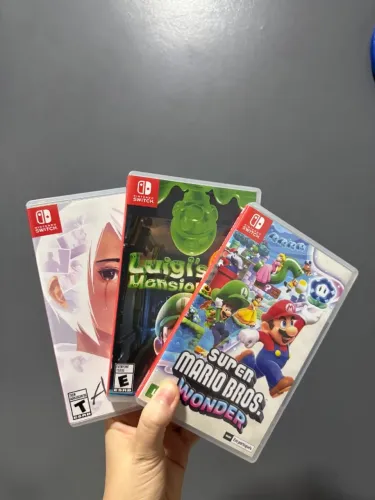Jogos nintendo switch 1 | Mario Wonder | Luigi?s Mansion 3