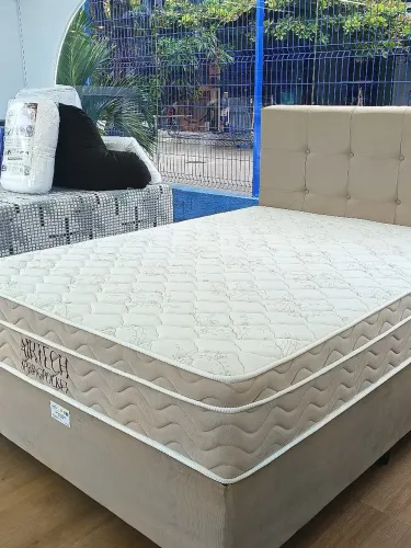 cama completa molas ensacadas Ortobom