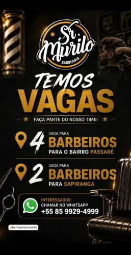 Vaga para barbeiros
