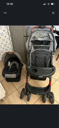 Carrinho de bebê + bebê conforto