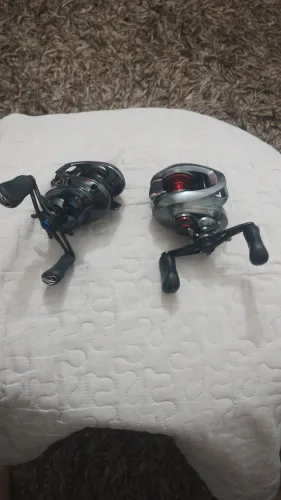 Carretilha Shimano Cronarch Ci4 e Shimano 71Xg