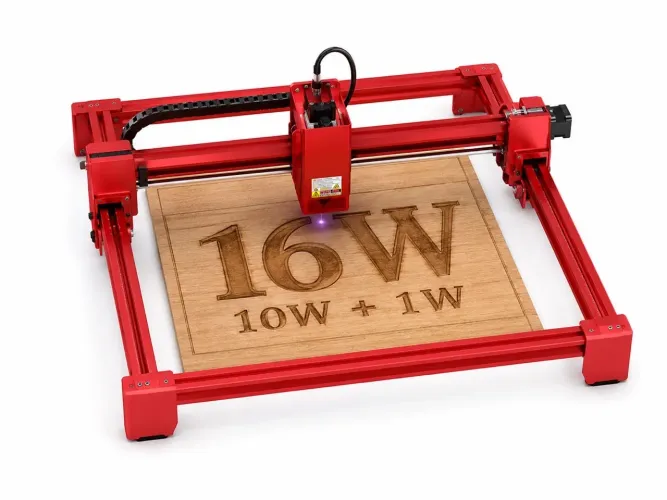Máquina Laser CNC Diodo 10W Fiber 1W - 300x300mm
