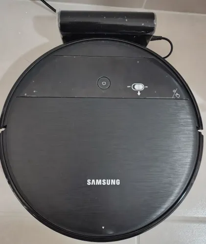 Robo Aspirador Samsung POWERbot-E 2 em 1 (Aspira e Passa Pano) Wi-Fi