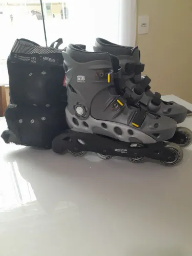 Patins + kit proteção