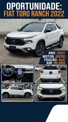 Fiat Toro Ranch 2.0 16V 4X4 Diesel Aut. 2022