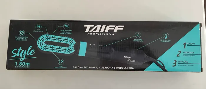 Escova taiff profissional 3x1 nova Okm c/nota fiscal