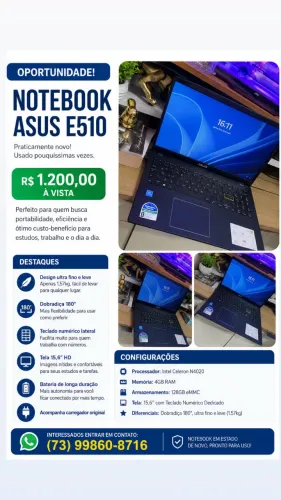 Notebook Semi novo
