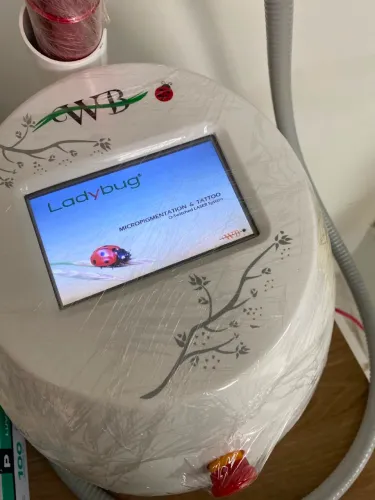 Laser ladybug para remoção de tatuagem e sobrancelha