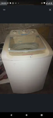 Máquina Consul está sem a tampa 130 reais 