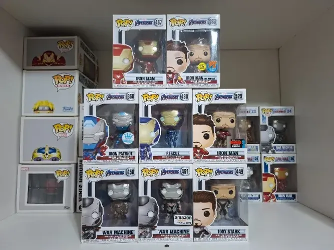 Funko Pop Marvel Filmes Iron Man Anime Naruto Dragon Ball DBZ Vaulted
