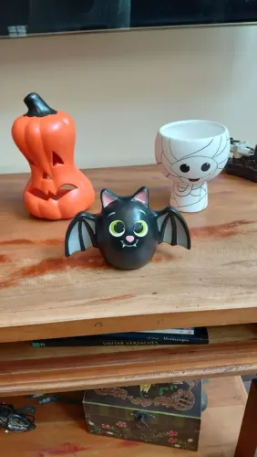 Decoração de cerâmica para Halloween