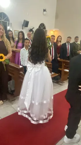 Vestido de dama ou florista
