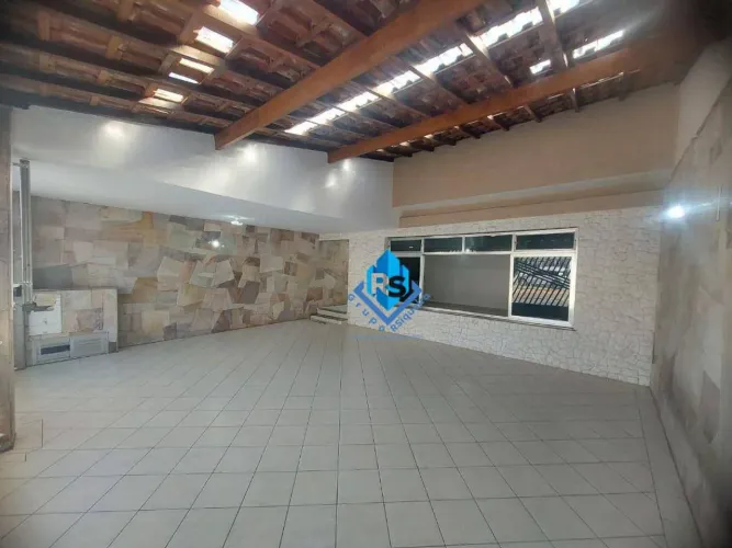 Casa Térrea com 3 dormitórios para alugar, 200 m² - Jardim Hollywood - São Bernardo do Cam