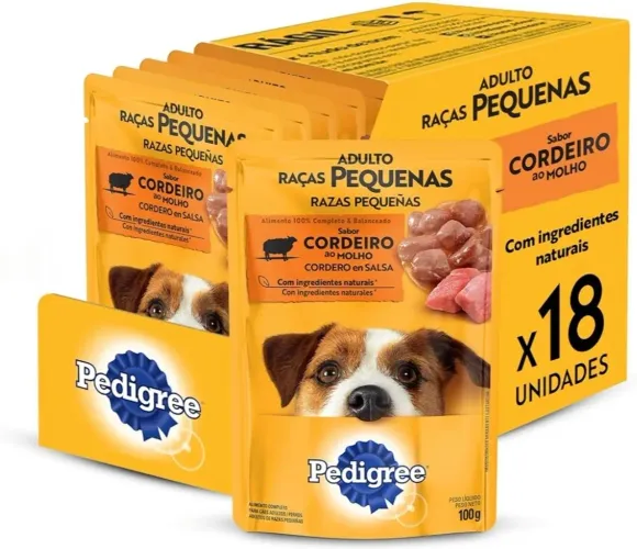Ração úmida sachê pedigree