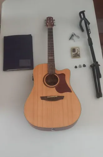 Violão stringberg elétrico. X5 music modelo SD200C NS.