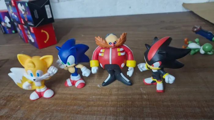 Coleção Sonic burguer king colecionáveis