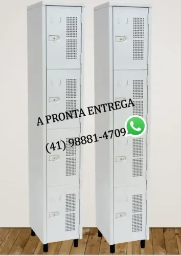 Armário de aço 4 portas a pronta entrega