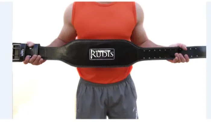 Cinto Musculação Couro Profissional Rudis Academia