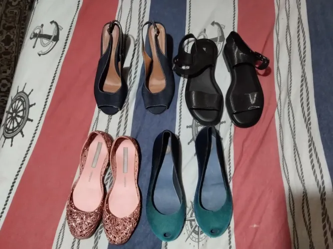 Conjunto de 4 sandálias 