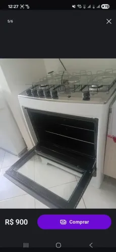 Fogão 5 bocas Dako Supreme Branco