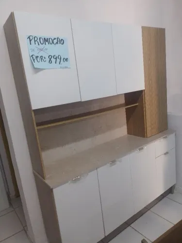 ARMÁRIO DE COZINHA, MATERIAL MDF APENAS 530. NUNCA FOI USADO