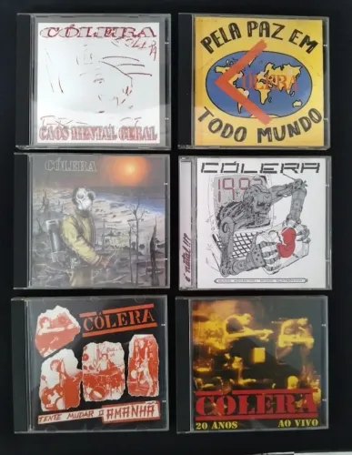Box c/ 6 Cd's - Cólera