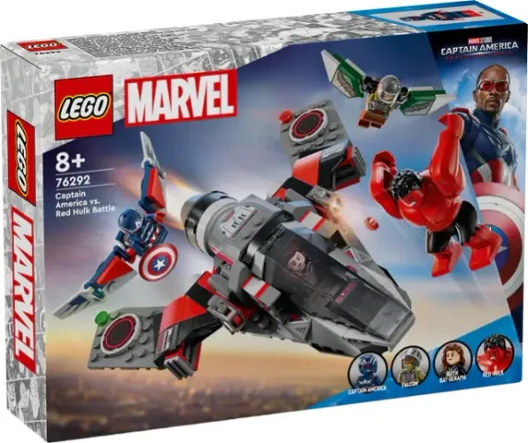 Lego 76292 Batalha Do Capitão América E Do Hulk Vermelho