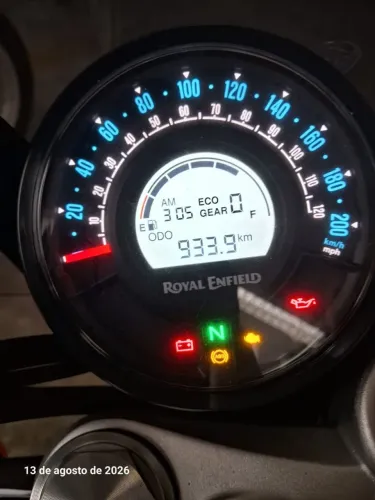 Royal Enfield Super Meteor 650 Celestial Blue 2025 (Topo de Linha) - Só 933 km!