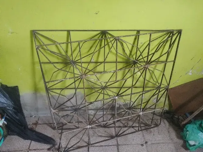 Grade de ferro para janela 1,12m por 1,12m