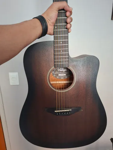 VIOLÃO VINTAGE VE440 WK ELETROACÚSTICO